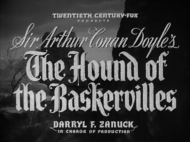 Hound of the Baskervilles old movie title
