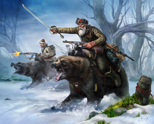 Медвежья кавалерия — основная ударная сила Красной Армии