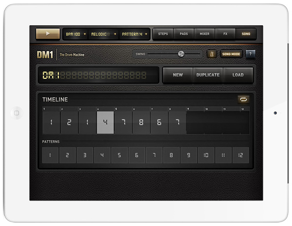FingerLab DM1 Drum Machine for iPad