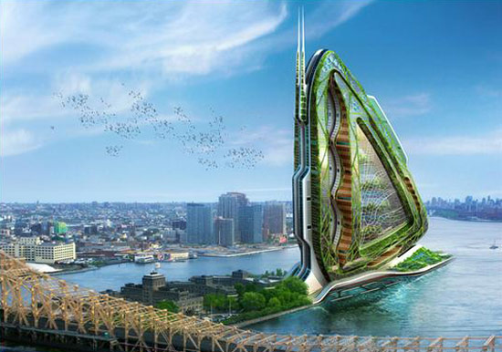 Futuristic bionic architecture by Vincent Callebaut