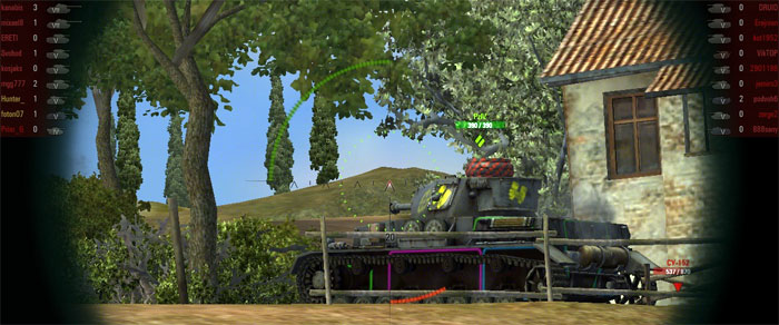 World of Tanks — цветные шкурки пробития Kodoku