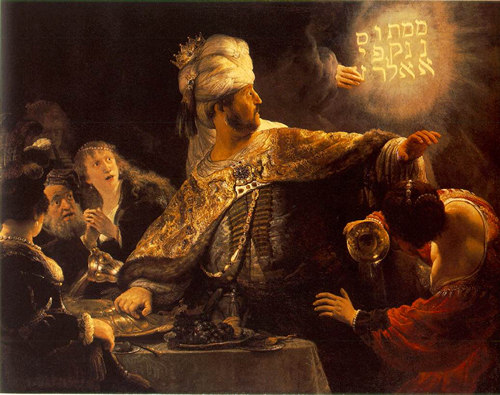 Rembrandt — Belshazzar's feast